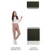 Kit Área de Serviço Madesa Topazio 60 cm com Armário e Balcão - Branco/Preto