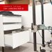 Kit Área de Serviço Madesa Topazio 60 cm com Armário e Balcão