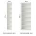 Kit Madesa Estante Livreiro 6908 + Estante Livreiro 6906 - Branco