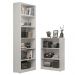 Kit Madesa Estante Livreiro 6908 + Estante Livreiro 6907 - Branco