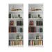Kit Madesa com 2 Estantes Livreiro 6908 - Branco