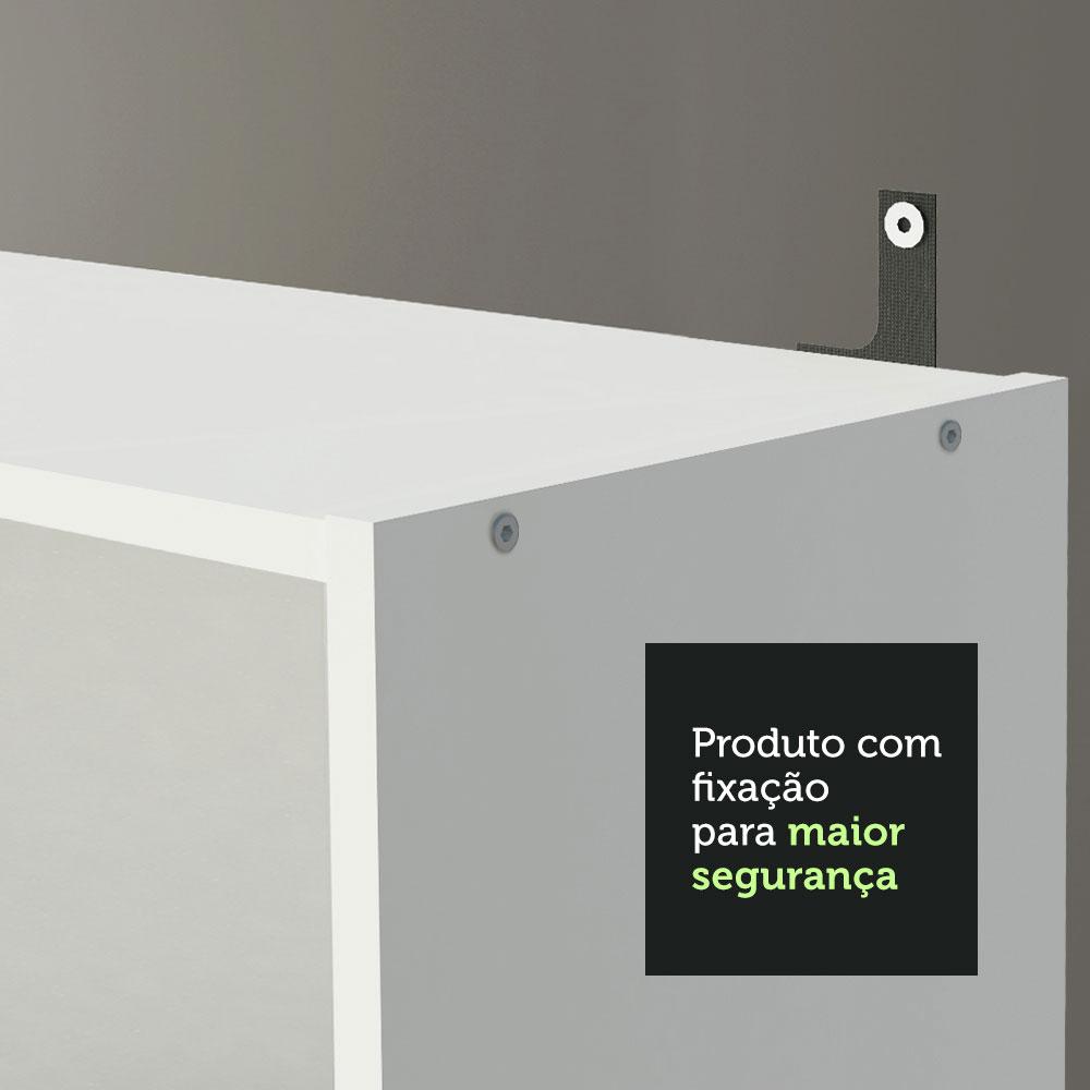 Kit Madesa com 2 Estantes Livreiro 6908 - Branco