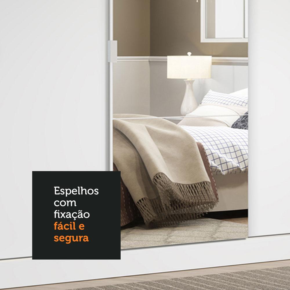 Kit Madesa com 6 Espelhos de 30 x 59,5 cm para Guarda-Roupa