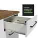 Kit com 2 Balcões e 2 Armários Aéreos Multiuso 200cm Branco/Rustic Agata Madesa