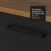 Kit com 2 Balcões e 2 Armários Aéreos Multiuso 200cm Rustic/Preto Agata Madesa