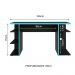 Mesa Computador Gamer Madesa 9409 - Preto/Azul