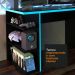 Mesa Computador Gamer Madesa 9409 - Preto/Azul