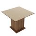 Mesa Madesa Quadrada Tampo de Madeira 5363 Rustic/Crema