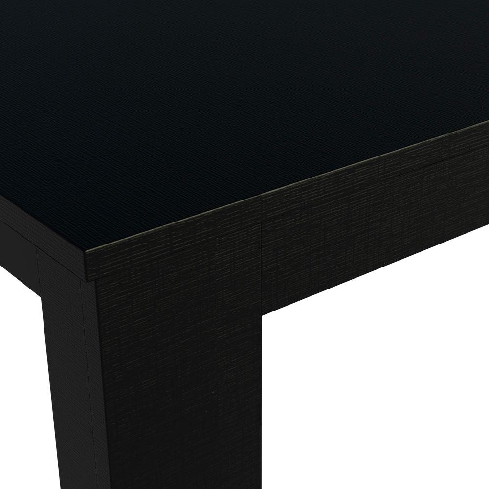 Mesa Madesa Retangular Tampo de Madeira 5231 - Preto