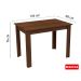 Mesa Madesa Retangular Tampo de Madeira 5258 Rustic