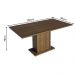 Mesa Madesa Retangular Tampo de Madeira 5275 Rustic