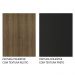 Mesa Madesa Retangular Tampo de Vidro 5275 Rustic/Preto