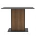 Mesa Madesa Retangular com Tampo de Madeira 5329 - Preto/Rustic