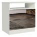 Mesa de Cabeceira Madesa 3227 2 Gavetas com Espelho - Branco