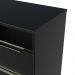 Mesa de Cabeceira Madesa 3227 com 2 Gavetas - Preto