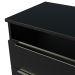 Mesa de Cabeceira Madesa 3227 com 2 Gavetas - Preto