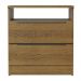 Mesa de Cabeceira Madesa 3227 com 2 Gavetas - Rustic