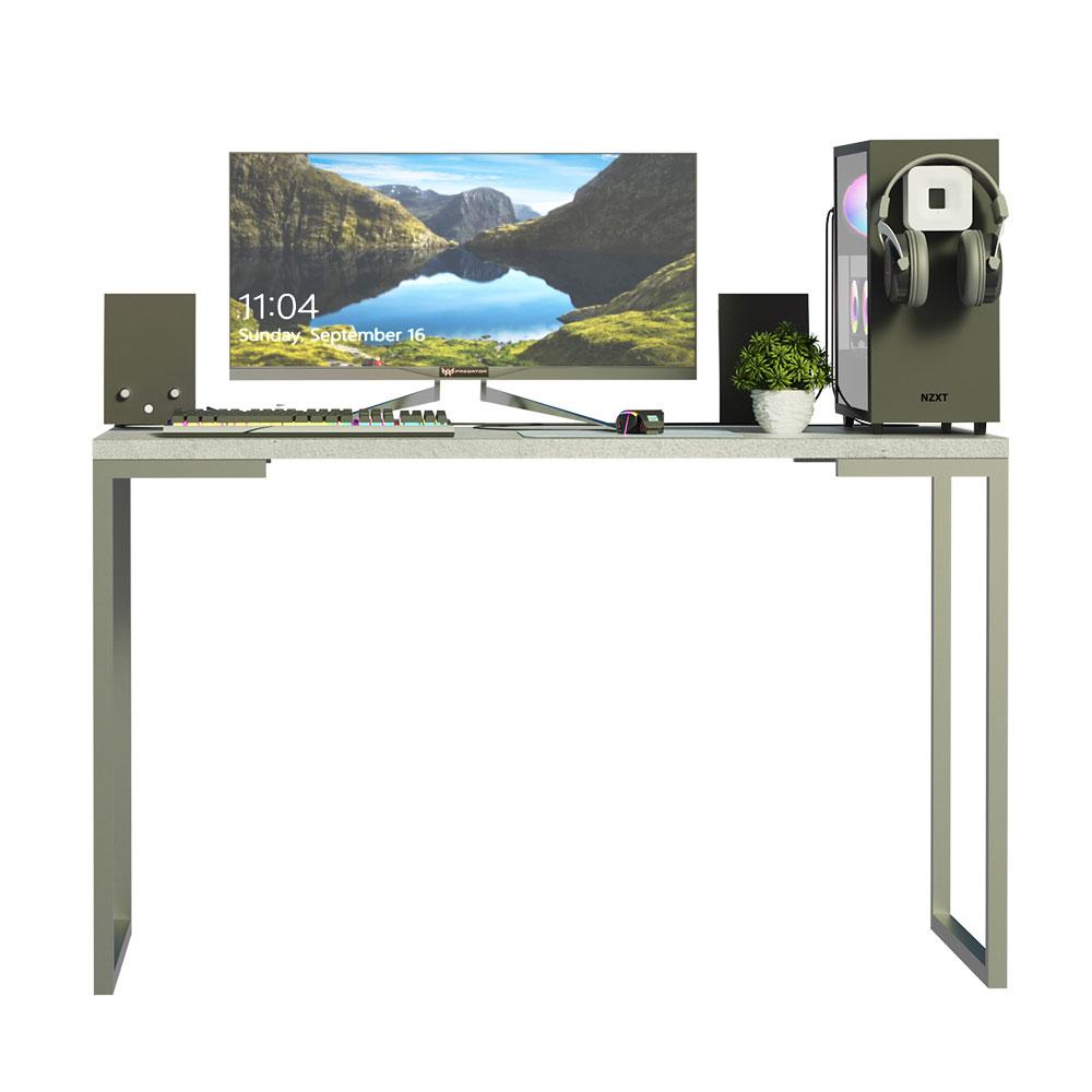Mesa de Escritório Industrial Cinza 120cm Mood Madesa