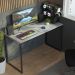 Mesa de Escritório Industrial Cinza 120cm Mood Madesa