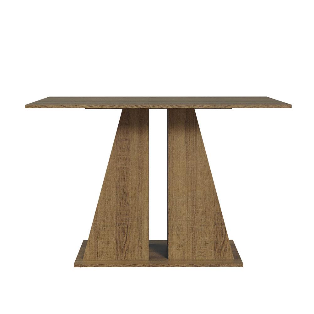 Mesa de Jantar Retangular com Tampo de Madeira Rustic 5383 Madesa