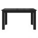 Mesa de Jantar Retangular com Tampo de Vidro Preto 5231 Madesa