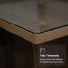 Mesa de Jantar Retangular com Tampo de Vidro Rustic 5329 Madesa