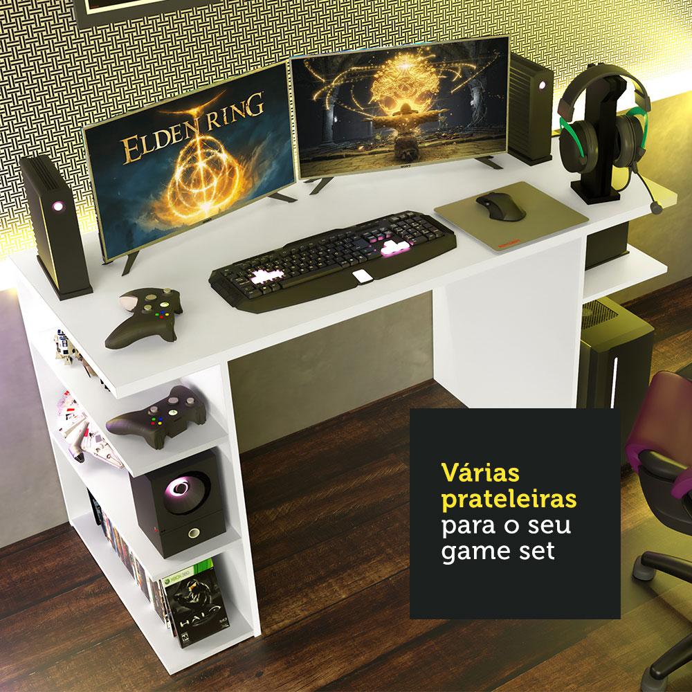 Mesa para Computador Gamer 9409 Madesa - Branco