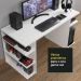 Mesa para Computador Gamer Escrivaninha 9409 Madesa - Branco