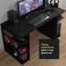 Mesa para Computador Gamer Escrivaninha 9409 Madesa - Preto