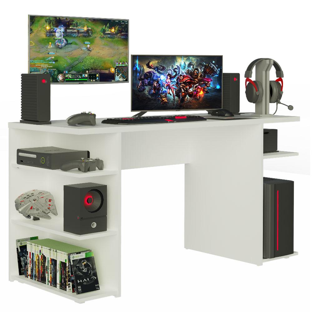 Mesa para Computador Gamer Madesa 9409 - Branco