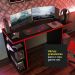 Mesa para Computador Gamer Madesa 9409 - Preto/Vermelho