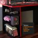 Mesa para Computador Gamer Madesa 9409 - Preto/Vermelho