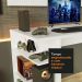 Mesa para Computador Gamer Madesa 9409 e Painel para TV até 50 Polegadas - Branco