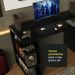 Mesa para Computador Gamer Madesa 9409 e Painel para TV até 50 Polegadas - Preto/Branco