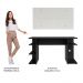Mesa para Computador Gamer Madesa 9409 e Painel para TV até 50 Polegadas - Preto/Branco