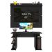 Mesa para Computador Gamer Madesa 9409 e Painel para TV até 65 Polegadas - Preto