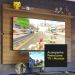 Mesa para Computador Gamer Madesa 9409 e Painel para TV até 65 Polegadas - Preto/Rustic