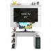 Mesa para Computador Gamer e Painel TV Madesa - Branco