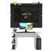 Mesa para Computador Gamer e Painel TV Madesa - Branco/Preto