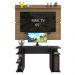 Mesa para Computador Gamer e Painel TV Madesa - Preto/Rustic