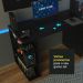 Mesa para Computador Gamer e Painel até 58 Madesa - Preto