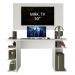 Mesa para Computador Gamer e Painel para TV até 50 Madesa - Branco
