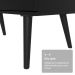 Mesa para Computador Gamer em L 3 Gavetas Preto Lisboa Madesa