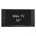 Painel para TV até 55 Polegadas Madesa - Preto