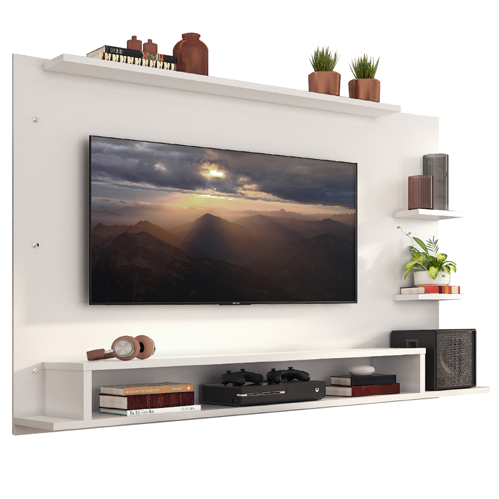 Painel para TV até 60 Polegadas Madesa Alfa com Nicho - Branco