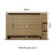 Painel para TV até 60 Polegadas Madesa Alfa com Nicho - Rustic