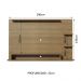 Painel para TV até 60 Polegadas Madesa Alfa com Prateleiras e Nichos - Rustic