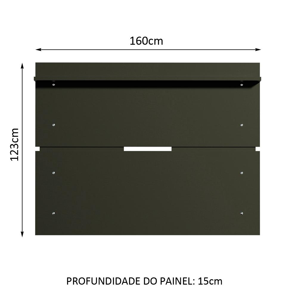 Painel para TV até 65 Polegadas Madesa - Preto