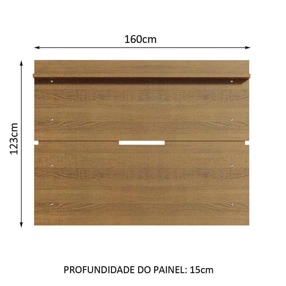Painel para TV até 65 Polegadas Madesa - Rustic
