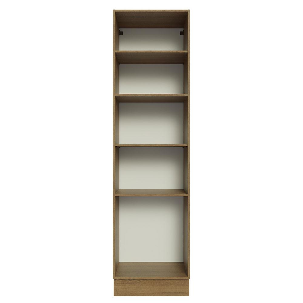 Paneleiro 60 cm com Nichos Abertos para Cozinha Madesa Glamy, Agata, Stella - Rustic
